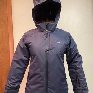 Patagonia Girls' Large/12 Gry/Blk Snowbelle Jacket